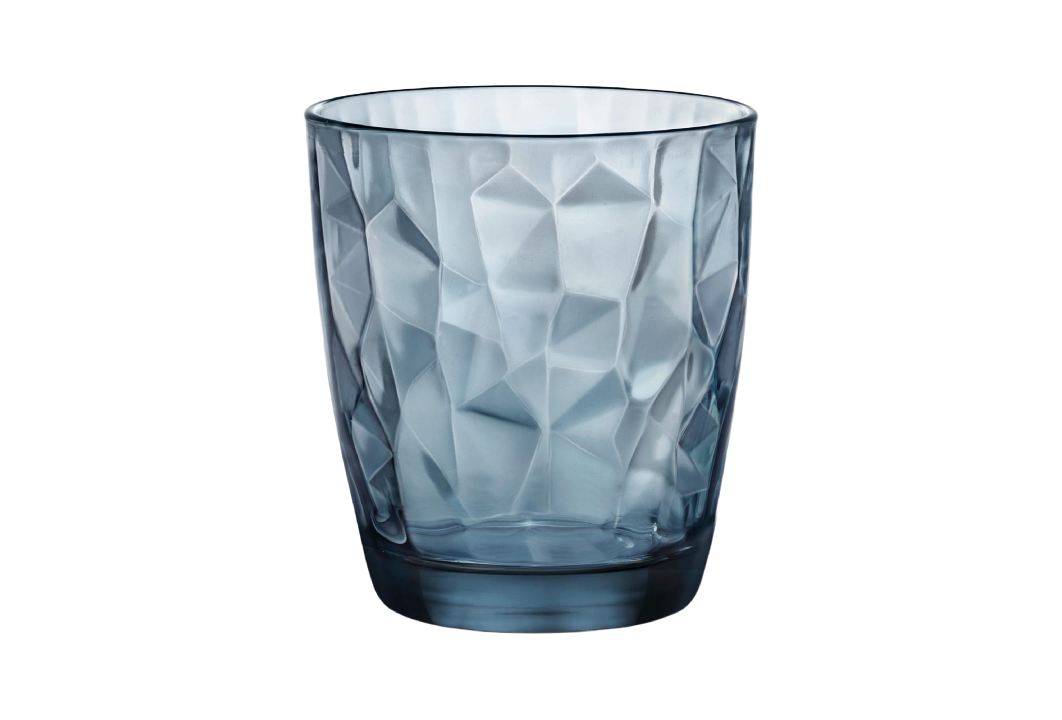 Vaso bajo agua 39 cl diamond azul (caja 6 uds)