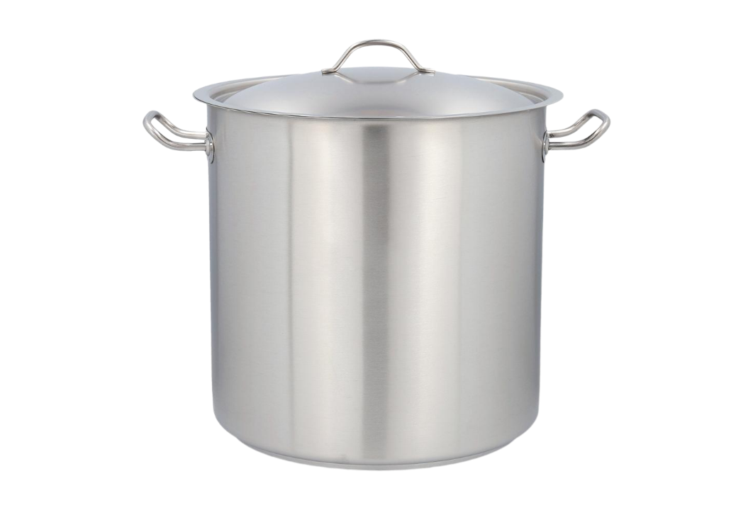 High stainless steel pot 40x40 cm