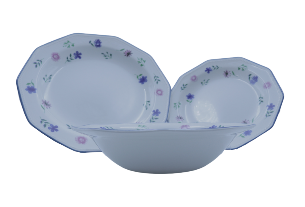 Allison Queens 18-piece stoneware dinnerware set