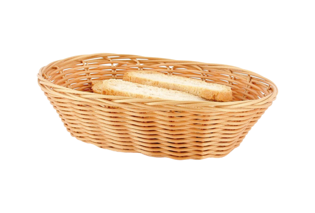 Oval bread bin 23x15x6 cm