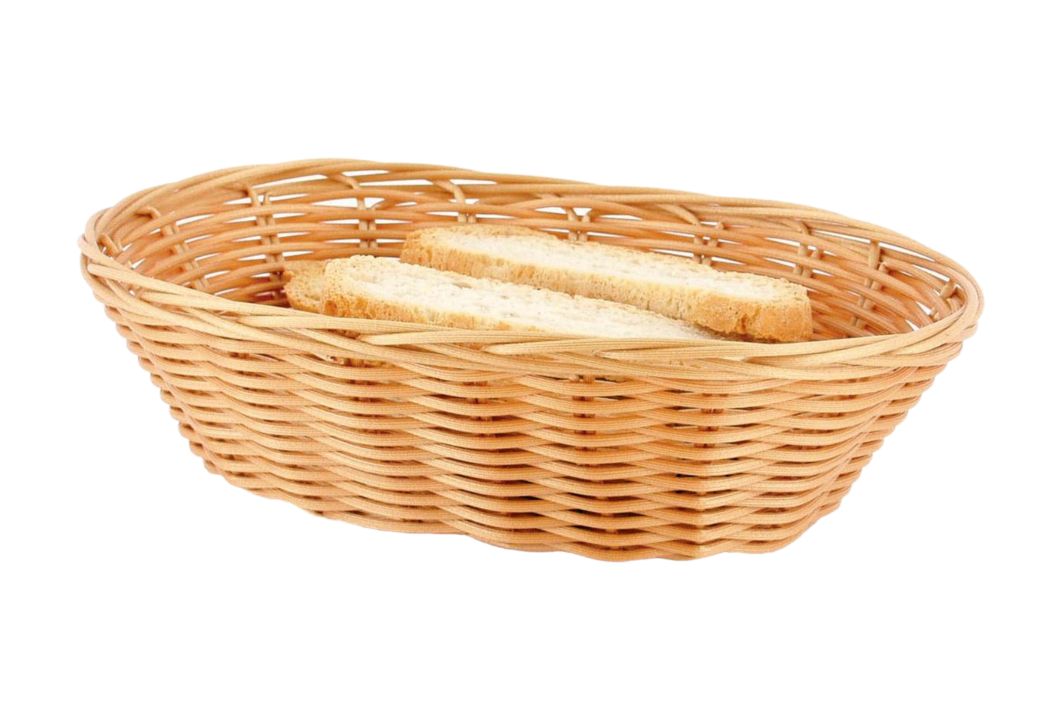 Oval bread bin 25x16x6 cm